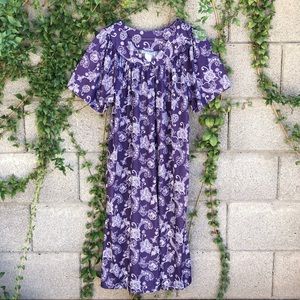 Purple Paisley House Dress